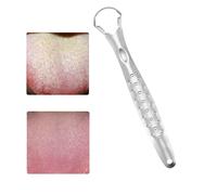 Tongue Scraper - Stainless Steel Tongue Cleaner, Hygiene Tool | Metal Scraper for Bad Breath, Healthy Gums, Deep Cleaning, Care Tool for Adults, Reusable Breath Aid