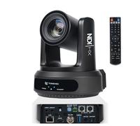 TONGVEO Cámara PTZ IP NDI con Seguimiento Automático por IA, SDI/HDMI/USB3.0/LAN PoE, Zoom Óptico 30X + Zoom Digital 16X, para Transmisión en Vivo, Servicios de Iglesia, Videoconferencias