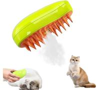 TONGXIYU Steamy Cat Brush,Cepillo de vapor para gatos,Cepillo de vapor para gatos 3 en 1, para eliminar el pelo enredado y suelto.