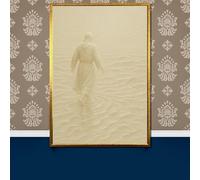 TONGYINLI Pósteres e impresiones de Zeus caminando hacia la eternidad: lienzo minimalista, arte de pared, textura abstracta, pintura al óleo, decoración del hogar (20 x 30 cm/sin marco)