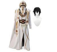 Tongyundacheng Disfraz de cosplay de anime CC para mujer, Lelouch Lamperouge/Lulu, conjunto de cosplay para hombre, disfraz de personaje de anime de Halloween, uniforme de cómic-Con