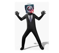 Tongyundacheng Disfraz de Toilet para niños y adultos, traje de Titán Speakerman TV Man Cameraman Cosplay traje de Halloween con la cabeza