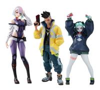 Tongyundacheng Figura de acción de David Martinez Lucyna Kushinada, estatua de Rebecca, modelos de personajes de anime, figuras coleccionables hechas a mano, decoración de escritorio de PVC