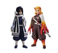 Tongyundacheng Figura de acción Rengoku Kyoujurou Iguro Obanai de 16 cm, Kimetsu No Yaiba PVC modelo colección estatua adornos de escritorio, 2 unidades