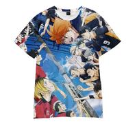 Tongyundacheng Haikyuu Camiseta Anime Cosplay Shoyo Hinata Tobio Kageyama Kozume Kenma Camisetas de manga corta para hombre unisex, Tipo 2, 36