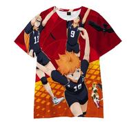 Tongyundacheng Haikyuu - Camiseta de manga corta para hombre, diseño de anime Shoyo Hinata Tobio Kageyama Kozume Kenma, Tipo 6, M