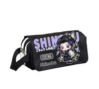 Tongyundacheng Kimetsu No Yaiba - Estuche de papelería de anime Kochou Shinobu/Kamado Tanjiro, estuche de gran capacidad para lápices, artículos escolares Kimetsu No Yaiba Merch, Tipo 8, 20x8x10cm