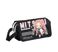 Tongyundacheng Kimetsu No Yaiba - Estuche de papelería de anime Kochou Shinobu/Kamado Tanjiro, estuche de gran capacidad para lápices, artículos escolares Kimetsu No Yaiba Merch, Tipo 11, 20x8x10cm
