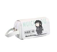 Tongyundacheng Kimetsu No Yaiba - Estuche de papelería de anime Kochou Shinobu/Kamado Tanjiro, estuche de gran capacidad para lápices, artículos escolares Kimetsu No Yaiba Merch, tipo 1, 20x8x10cm