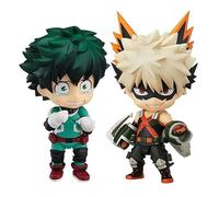 Tongyundacheng MHA Figures Bakugo Katsuki/Midoriya Izuku/Todoroki Shouto Anime Figura de acción Estatuas Modelo Figura Decoración de Escritorio 10 cm