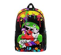 Tongyundacheng Mochila Escolar Anime para Niños y Niñas, Mochila de Dibujos Animados Choo-Choo Charles Game, 47*31cm, Multicolor