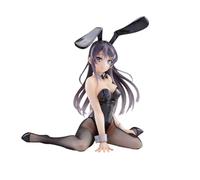 Tongyundacheng Rascal Does Not Dream of Bunny Girl Senpai - Figura de anime Mai Bunny de PVC, figura de acción de 15 cm, modelo sentado, estatua coleccionable, decoración del hogar, adornos de