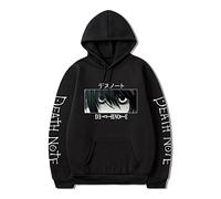Tongyundacheng Sudadera con capucha de anime Death Note Ryuk L·Lawliet, disfraz de cosplay de manga larga, sudadera casual para hombre y mujer, Tipo 4, L