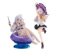 Tongyundacheng Wandering Witch: The Journey of Elaina Figura de PVC, estatua de anime Elaina, adorno coleccionable de chica anime, decoración de coche, regalos para fanáticos del anime
