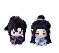 Tongyundacheng Wei Ying - Almohada de figura de anime, Wei Wu Xian/Lan Wang Ji, peluche de 12 cm, bonitos personajes, figura suave, mochila con colgante de dibujos animados, regalos para fanáticos del