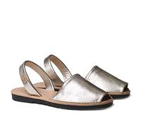 TONI PONS Abarca de piel - MAO - Platino, 39 EU