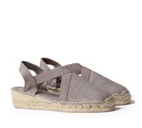 TONI PONS Alpargata para Mujer en algodón - Verona - Taupe, 44 EU