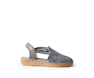 TONI PONS Alpargata para Mujer en Ante - Nuria - Gris, 36 EU