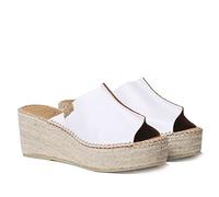 TONI PONS Alpargata para Mujer en Piel - Ivonne - Blanco, 38 EU