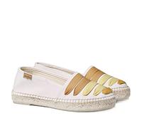 TONI PONS Alpargata para Mujer en Tejido de algodón - Rose - Ocre, 41 EU