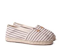TONI PONS, Alpargatas de Esparto, Sandalias cómodas Planas de Verano, Zapatos Unisex (Hombre y Mujer) - BLANES-DD - Taupe, 37 EU