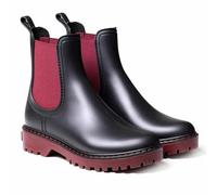 TONI PONS Botas de agua para mujer, suela impermeable antideslizante, ideal para lluvia, estilo botín Chelsea