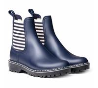TONI PONS Botas de agua para mujer, suela impermeable antideslizante, ideal para lluvia, estilo botín Chelsea