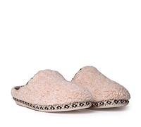 Zapatilla de casa tipo zueco para mujer en borrego | DARLA-SB 41 BEIGE