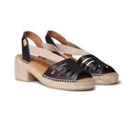 Toni Pons Dima, Sandalia con talón Mujer, Negro, 38.5 EU