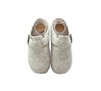 Toni Pons MIMA-FP Zapatillas de ir por casa,suela de goma antideslizante,slippers de fieltro,metidas,babucha,cuña para señora