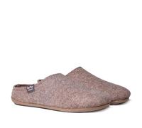 Zapatilla tipo zueco para mujer en fieltro reciclado | MONA-FR 36 TAUPE