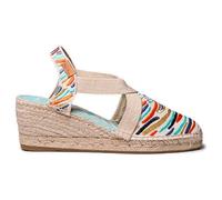 TONI PONS MONTJOI Alpargata de Mujer con cuña y Bordado Multicolor ONA 39