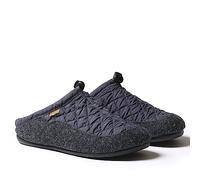 Zapatilla tipo zueco para hombre en tejido acolchado y fieltro | NADIR-UM 44 GRIS