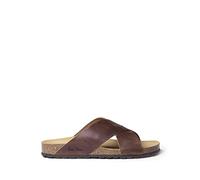 TONI PONS Sandalia Cruzada para Hombre en Piel engrasada - GOL-PE - Cuero, 40 EU