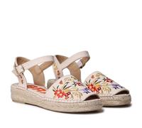 TONI PONS Sandalia plana de mujer con bordado multicolor - GARBET - Dalia, 39 EU