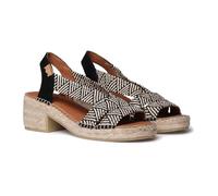 Toni Pons Sandalias de tacón Dalyn para mujer, Negro/negro, 38 EU