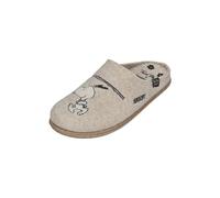 TONI PONS Slippers Tipo Zueco de Snoopy para Mujer en Fieltro - Snoopy - Cru - 38
