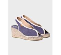 Toni Pons Toni Pons - Alpargatas de cuña de mujer de tejido con elástico. Azul marino Talla 42