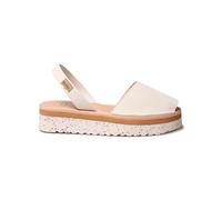 Toni Pons Toni Pons - Menorquinas de mujer de piel en tonos lisos. Beige Talla 35