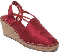 Toni Pons Turia Mujer Punta Cerrada Cuña Alpargatas en Rojo Talla UK 3-8