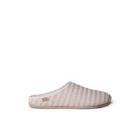TONI PONS Zapatilla de casa para mujer en tejido de algodón - MELY - Piedra, 36 EU