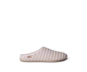 TONI PONS Zapatilla de casa para mujer en tejido de algodón - MELY - Piedra, 36 EU