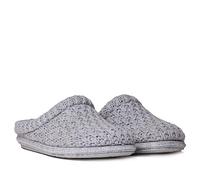 TONI PONS Zapatilla de casa para mujer en tejido trenzado de poliester - DOMI-SR - Gris, 41 EU