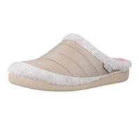 Toni Pons Zapatillas de Casa Mujer MOLY-DR Piedra | Diseño abierto, en tejido, suela de goma.