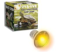 Tonia Bombilla UVB 3.0 25W y 50W - Luz Solar de Espectro Completo para Reptiles y Anfibios (1, 50w)
