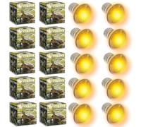 Tonia Bombilla UVB 3.0 25W y 50W - Luz Solar de Espectro Completo para Reptiles y Anfibios (10, 25w)