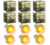 Tonia Bombilla UVB 3.0 25W y 50W - Luz Solar de Espectro Completo para Reptiles y Anfibios (6, 50w)
