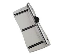 Tonic Studios Tim Holtz Cortador de Papel - 31,5 cm - Heavy Duty Rotary Media Paper Trimmer para Cartulina - Pulgadas + Cm - Regla Extensible, Patas Antideslizante & Carro Cómodo