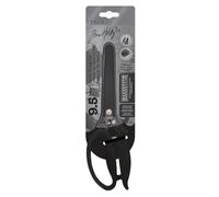 Tonic Studios Tim Holtz - Tijeras de retroceso, revestimiento de titanio, cuchillas de doble bisel, color negro (9.5 pulgadas)