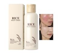 Tónico con Agua de Arroz,100ml Iluminador Calmante Hidratante | Tónico Facial para Mujeres, Piel Radiante - Rutina de Belleza Diaria para Piel Seca Grasa Sensible Viaje Mañana Noche